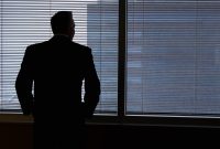 Business Intelligence Strategies businessman, silhouette, windows